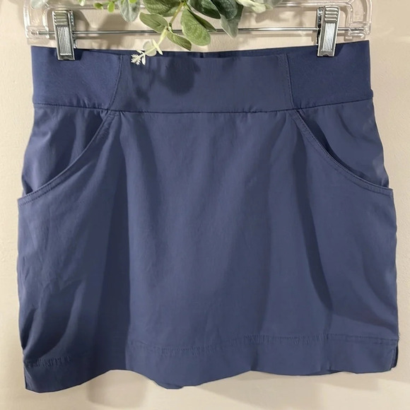 NWOT Columbia Anytime Casual Stretch Skort Blue S - Picture 1 of 13